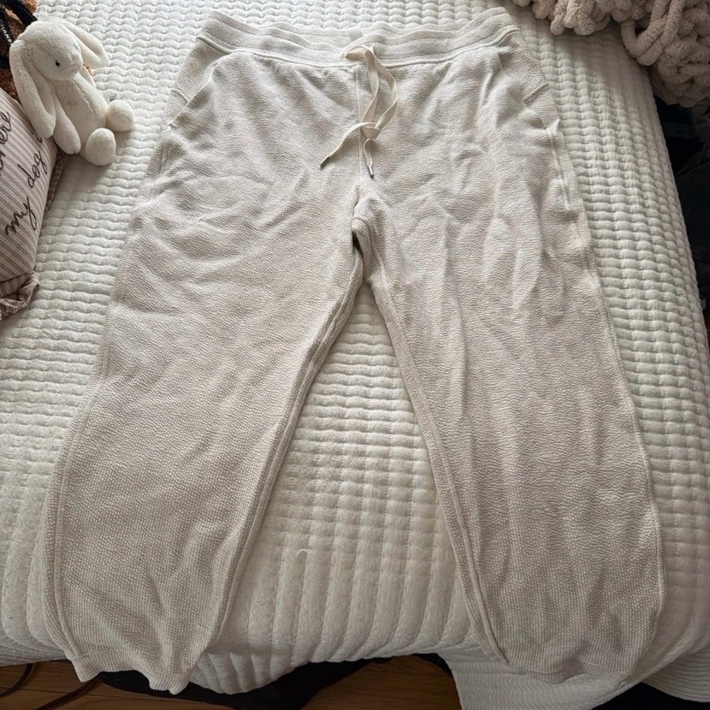 Lululemon Cream Joggers
